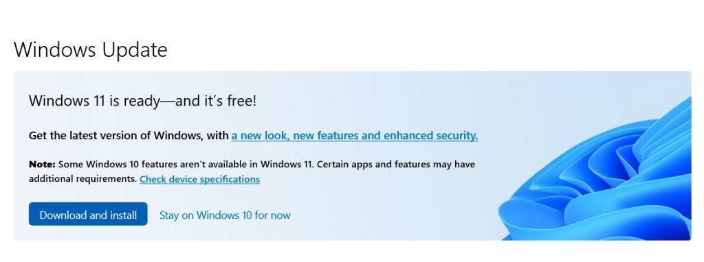 Windows 10 Update